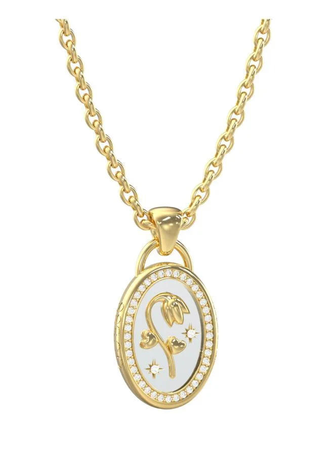 جس قلادة بتعليقة زهرة